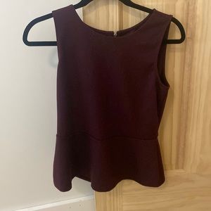 LOFT Small Petite Peplum Top